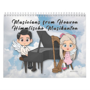 Engel Musik machen - Musiker aus dem Himmel Kalender