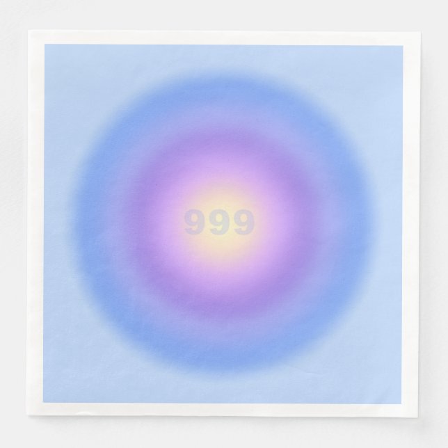 Engel Number 99 Release - Engel Numbers Gradient Serviette (Vorderseite)