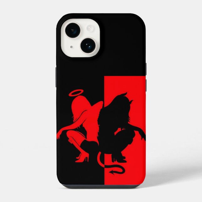 Engel oder Dämon Case-Mate iPhone-Hülle iPhone 14 Hülle (Rückseite)