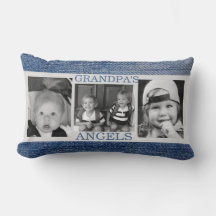 Engel Opa 3 Foto Kissen