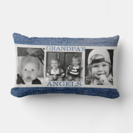 Engel Opa 3 Foto Kissen