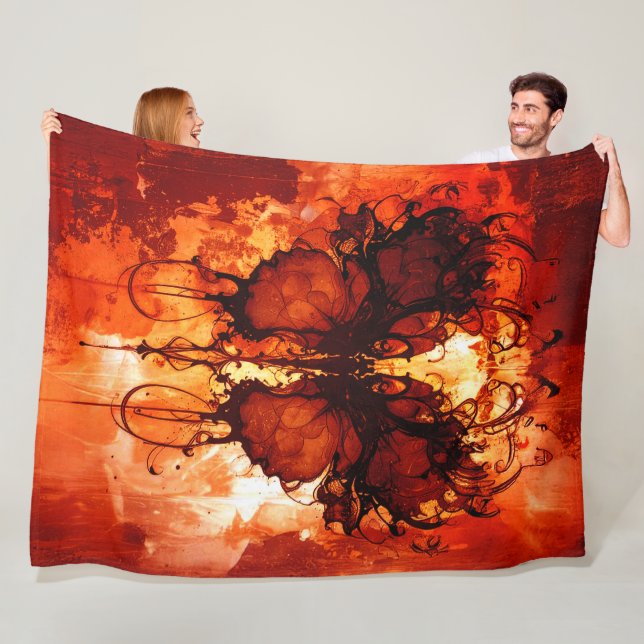 Engel-Panel 80x60 03 Fleecedecke (Beispiel)