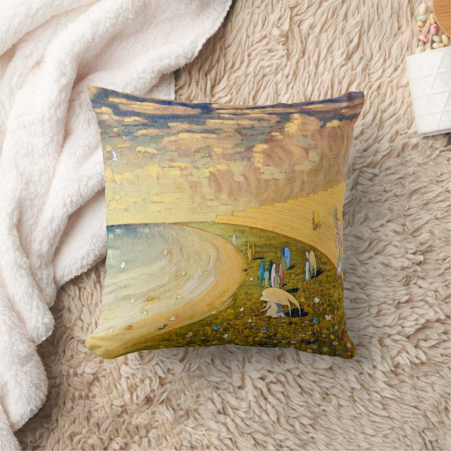 Engel (Paradies) | Mikalojus Ciurlionis | Kissen (Decke)
