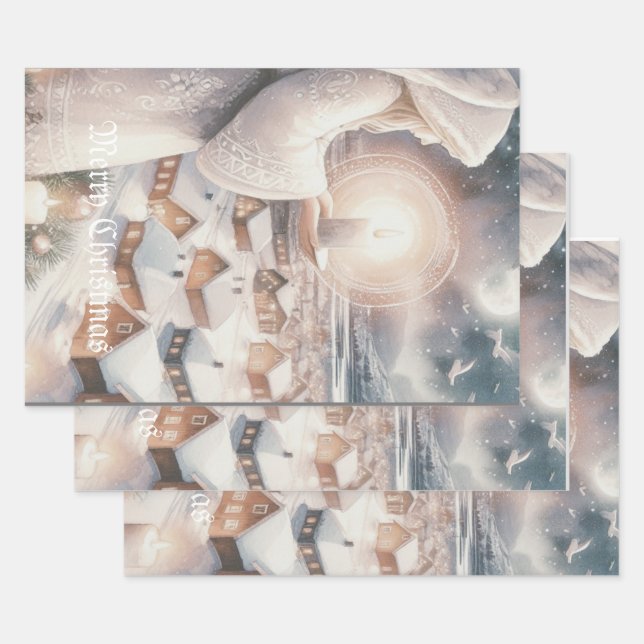 Engel passen auf dich auf geschenkpapier set (Set)