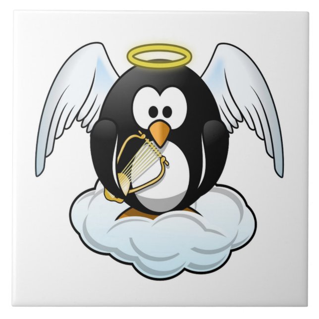 ENGEL-PINGUIN FLIESE (Vorderseite)