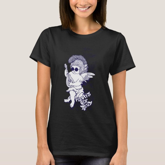 Engel-Punk-Rocker T-Shirt (Vorderseite)