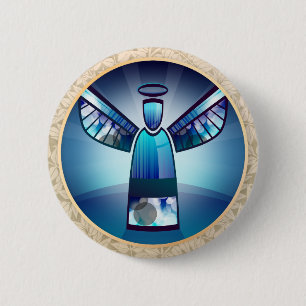 Engel: Schaltfläche "Blauer Engel Pinback" Button
