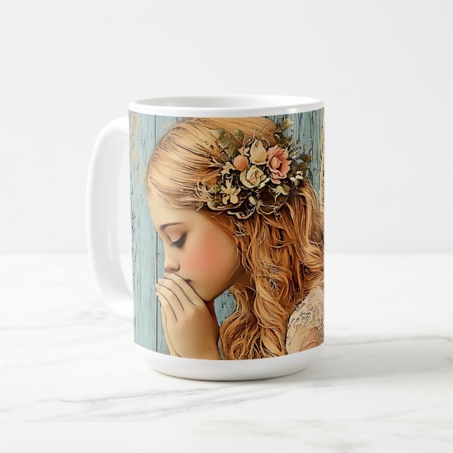 Engel Spirit Kunst  Kaffeetasse (Vorderseite Links)