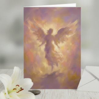 Engel Spirituelle Anteilnahme Und In Gedanken Bei  Karte