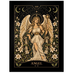 Engel, Sternenlicht Tarot Kunst Postkarte