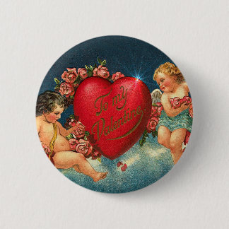 ENGEL u. HERZEN durch SHARON SHARPE Button