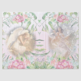 Engel und Blume Seidenpapier