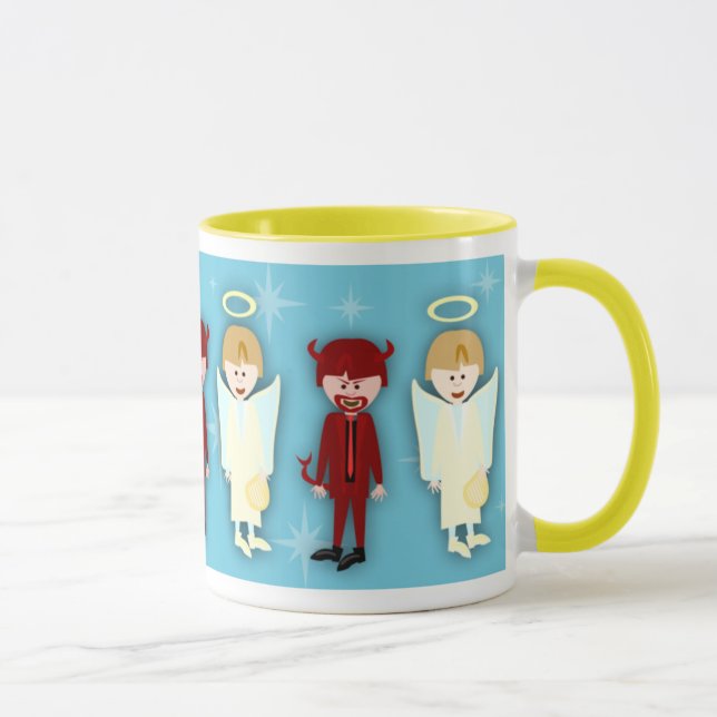 Engel und Tasse des Teufels (Rechts)