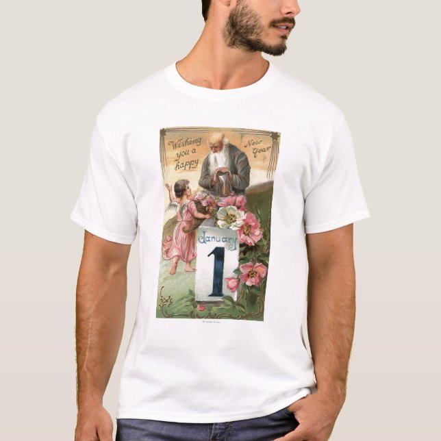 Engel und Vater-Zeit # 2 T-Shirt (Vorderseite)