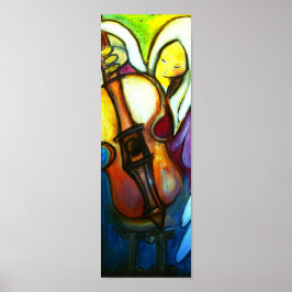 Engel und Violine Poster