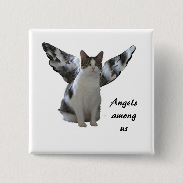 Engel unter US Button (Vorderseite)