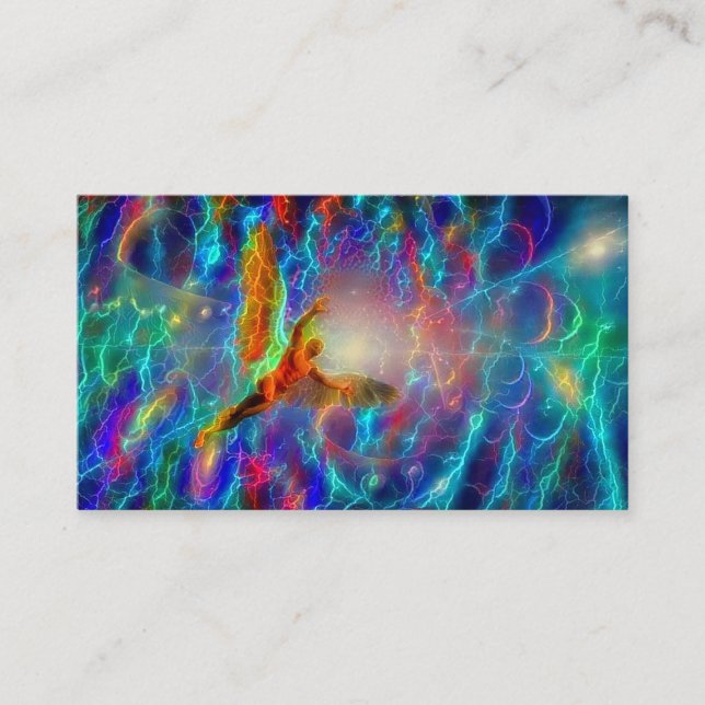 Engel Visitenkarte (Vorderseite)