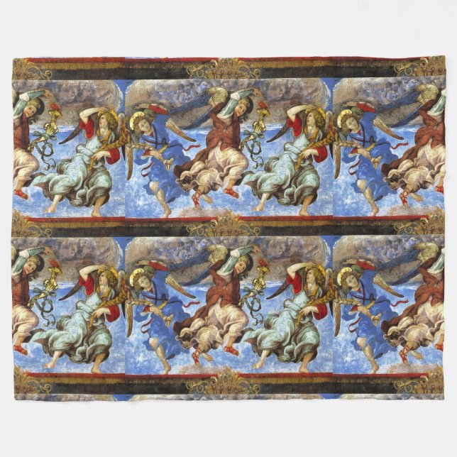 Engel von der Annahme und Ankündigung von Lippi Fleecedecke (Vorderseite (Horizontal))