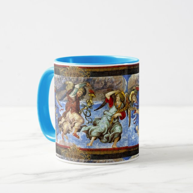 Engel von der Annahme und Ankündigung von Lippi Tasse (Vorderseite Links)