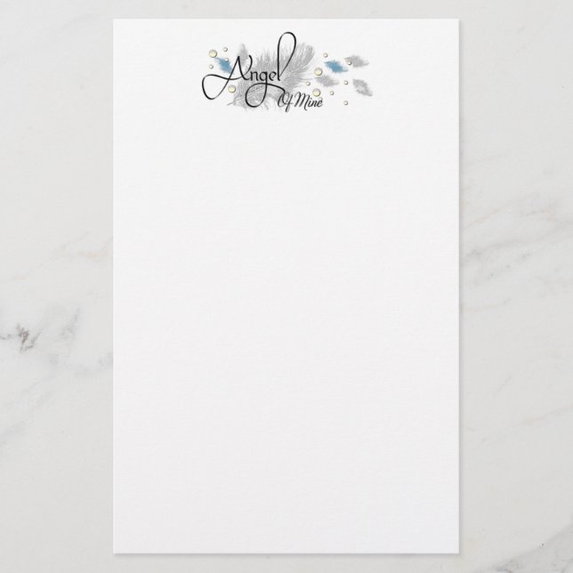Engel von meinen briefpapier (Vorderseite)