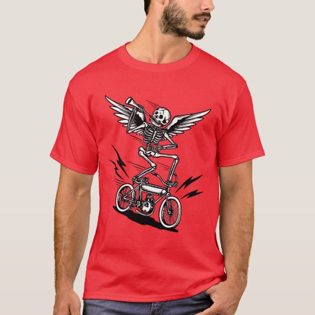 Engel von Moto T-Shirt (Vorderseite)