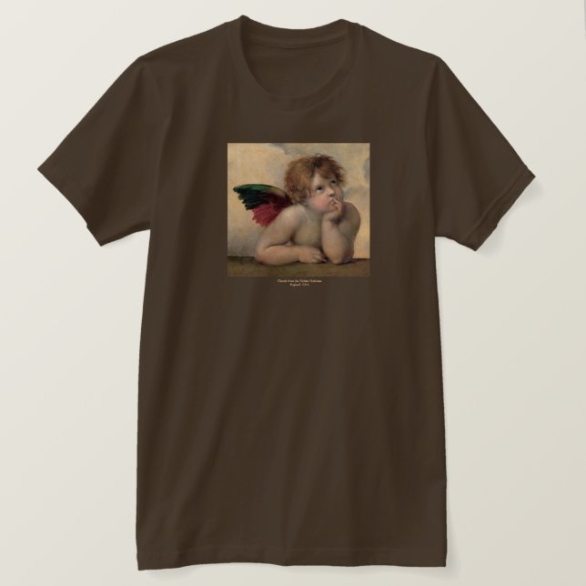 Engel von Sistine Madonna durch RAPHAEL T-Shirt (Design vorne)