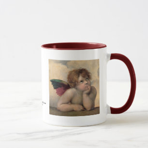 Engel von Sistine Madonna, RAPHAEL 1514 Tasse