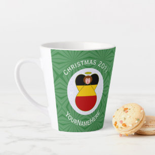 Engel Weihnachtsflagge Personalisiert Milchtasse