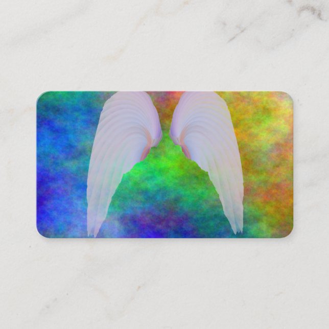 Engel Wings geistige Reiki Yoga-Visitenkarten Visitenkarte (Vorderseite)