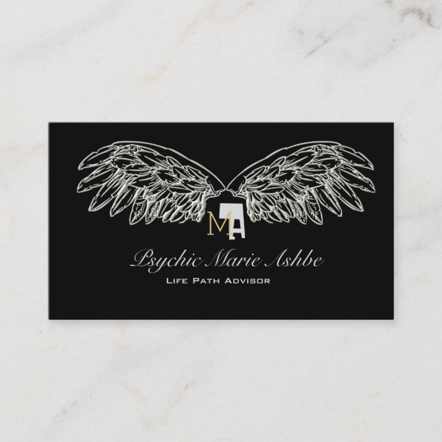 Engel Wings psychisches Medium-Visitenkarten Visitenkarte (Vorderseite)