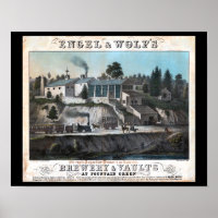 Engel Wolfs Brauerei Philadelphia PA Print