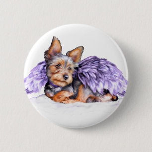 Engel Yorkshires Terrier Yorkie Button