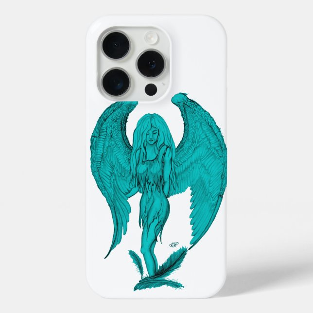 Engel, Zeichnend Stift Case-Mate iPhone Hülle (Rückseite)