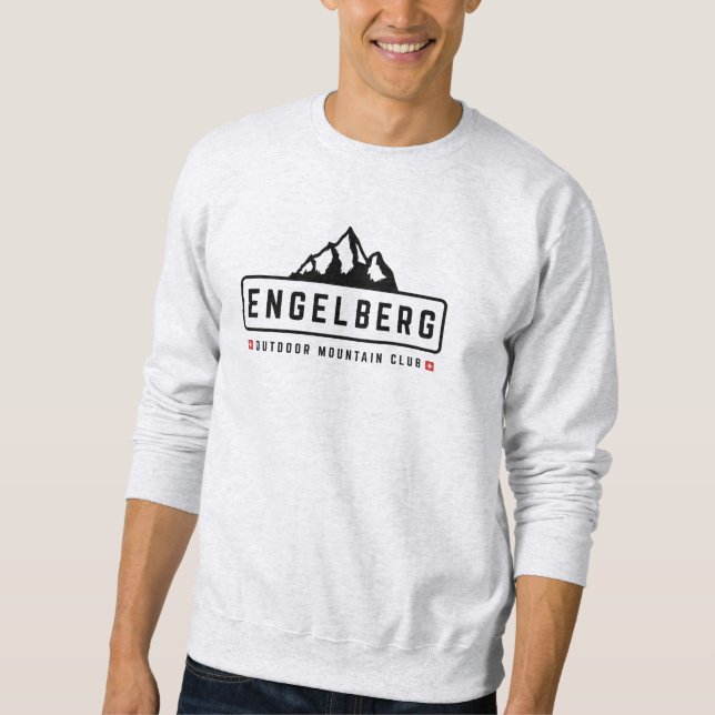 Engelberg Schweiz Außenbereich Sweatshirt (Vorderseite)