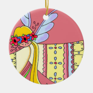 Engelchen Keramikornament