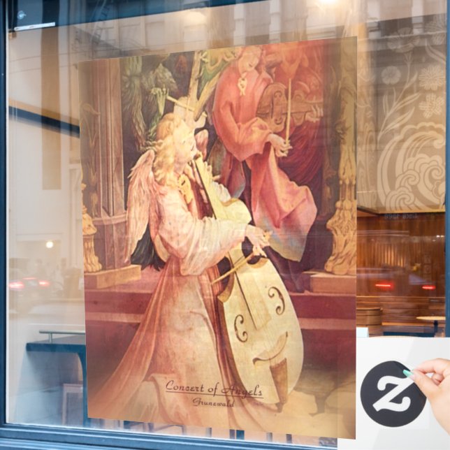Engelkonzert Fensteraufkleber (Café-Fenster)