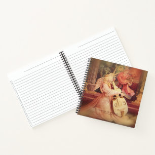 Engelkonzert mit Schrift Notizbuch