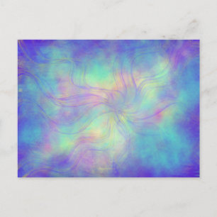 Engelpräsenz Moderne christliche prophetische Kuns Postkarte