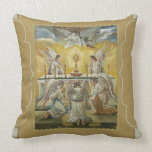 Engels-Abendmahl-Verehrungs-AltarMonstrance Kissen