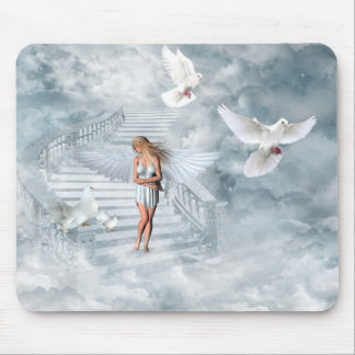 Engels-Blau mousepad