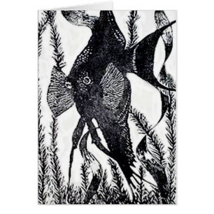 Engels-Fisch-Postkarte