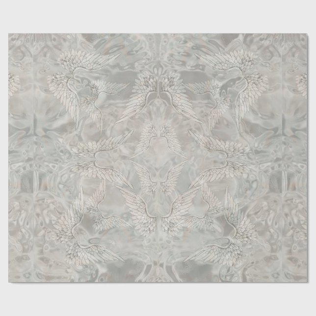 Engels-Flügel Geschenkpapier (Flach)