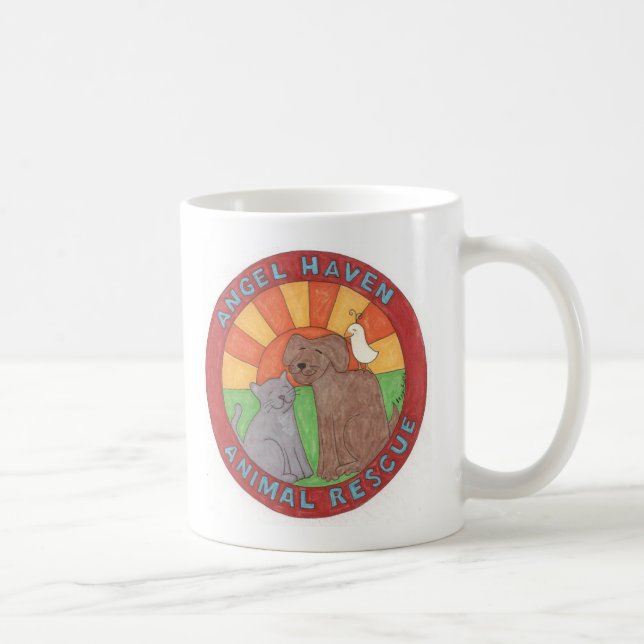 Engels-Hafen-Tierrettungs-Logo Kaffeetasse (Rechts)