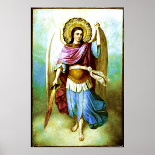 Engels-heiliges Erzengel-St- Michaelplakat Poster