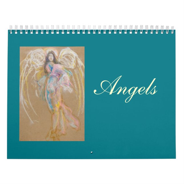 Engels-Kalender: Uncropped Pastellzeichnungen Kalender (Titelbild)