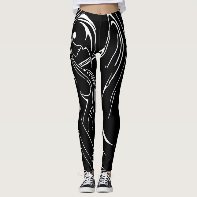 Engels-Krieger Leggings (Vorderseite)