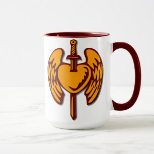Engel's Kriegerherz Tasse