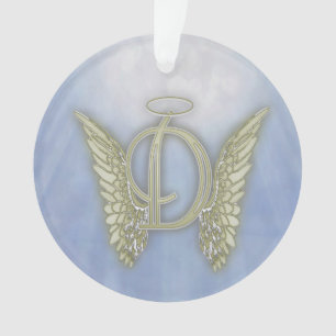 Engels-Monogramm des Buchstabe-D Ornament