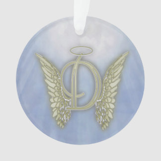 Engels-Monogramm des Buchstabe-D Ornament