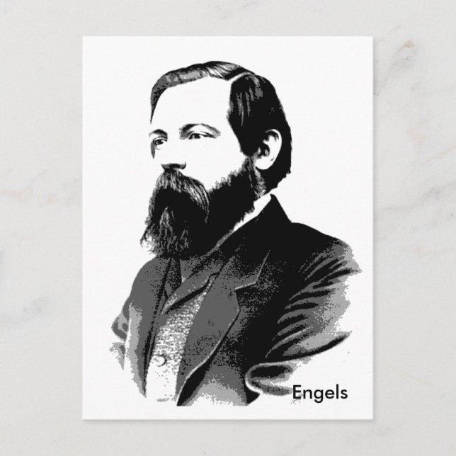 Engels Postkarte (Vorderseite)